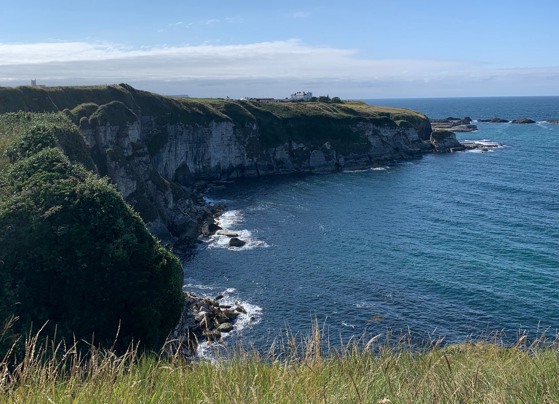 Northern Ireland Staycation, Giant's Causeway. View of the coast summer 2021